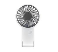 Ventilateur portable - Mini circulateur d'air léger alimenté par batterie avec support pliable et 3 réglages de vitesse pour un confort personnel | Séchage rapide du ventilateur de cils pour les