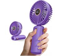 Ventilateur Portable Mini Poche Petit - Rechargeable USB Ventilo Main Portatif Silencieux Fan Pile Batterie Ventilateurs Hand Hel