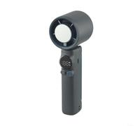 Ventilateur portable personnel au design efficace avec des tr/min élevés pour des solutions de refroidissement efficaces (gris)