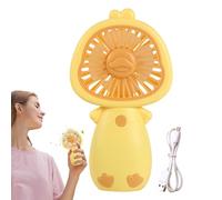 Ventilateur Portable Personnel, Ventilateur Portable Rechargeable - Mini Personnel,Mini Ventilateur à Main avec 3 Vitesses, USB Rechargeable Personnel Intérieur, Petite Poignée