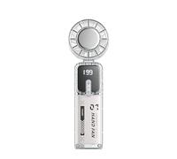 Ventilateur portable - Petit Écran Numérique Rafraîchissant | Éventail de poche nomade pour l'été | pour usage intérieur/extérieur, déplacements, plage, randonnée, pique-nique, running, concert, maiso