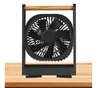 Ventilateur portable - Petit ventilateur personnel silencieux avec 4 vitesses | Accessoires de cabine à faible bruit pour maison, studio, chambre à coucher et dortoir | Flux d'air puissant pour un