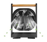 Ventilateur portable portable - Ventilateur personnel rechargeable par USB, appareil de refroidissement à piles | 3 vitesses réglables, petit, léger et silencieux, accessoires de voyage pour temps