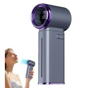 Ventilateur portable portable, ventilateur portable turbo - Turbo portable réglable Turbo ventilateur personnel rechargeable,Outil de refroidissement personnel avec affichage numérique pour les