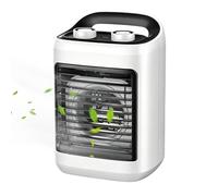 Ventilateur portable pour climatiseur | Chargement USB grand angle 6 vitesses faible bruit | Petit climatiseur de bureau - Pour la maison, la cuisine, la chambre à coucher, le salon, la voiture, le