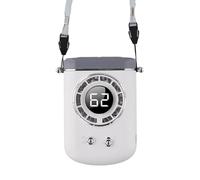 Ventilateur portable pour la taille et le cou avec affichage LED à trois | Profitez d'un refroidissement mains libres avec ce ventilateur portable qui peut être porté autour de votre taille ou de
