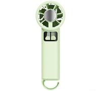 Ventilateur portable pour mini ventilateur turbo avec compression de glace, 5 vitesses, autonomie de 3 à 6 heures, léger pour voyage (vert)