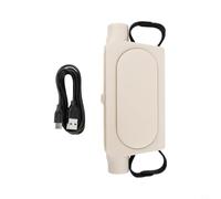 Ventilateur portable pour siège de voiture avec 3000 mAh, refroidisseur d'appui-tête arrière à double turbine, ventilateur électrique USB-C à 3 vitesses pour refroidissement de siège arrière en voyage