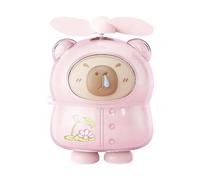 Ventilateur portable pour voyage, petit ventilateur, portable, silencieux, chargement USB, pour enfants, bureau, extérieur, école, intérieur et adultes