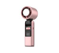 Ventilateur portable pour voyage - Puissant ventilateur personnel de refroidissement | Refroidisseur d'air pliable à main | Mini réfrigérateur rechargeable à 100 vitesses | Écran LED | Gadgets géniaux