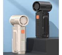 Ventilateur portable puissant avec flux d'air réglable pour matelas d'air extérieur et séchage d'animaux domestiques (doré)