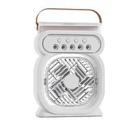 Ventilateur Portable Rechargeable 3 Vitesses Veilleuse Circulateur D'Air