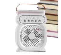 Ventilateur Portable Rechargeable 3 Vitesses Veilleuse Circulateur D'Air