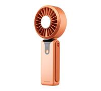 Ventilateur portable rechargeable - 3600 mAh 10 vitesses Affichage numérique | Mode refroidissement sur glace | Petit ventilateur personnel pliable | Pour camping, randonnée, pique-nique, plage