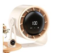 Ventilateur portable rechargeable avec clip, clip sur le ventilateur de la poussette - 100 vitesses Petit ventilateur de bureau de 15,2 cm | 4000 mAh charge par la turbine à air pour l'étagère