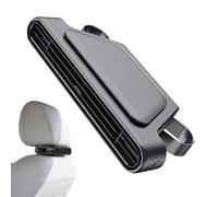 Ventilateur Portable Rechargeable - Dispositif De Refroidissement Compact À Double Turbine ABS, Système De Flux D'air Silencieux Réglable | Solution De Confort Du Conducteur De La Banquette Arrière De