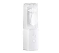 Ventilateur portable, rechargeable par USB, appareil de refroidissement multifonction, lampe de poche intégrée, léger, pour les voyages à la plage, la salle de classe, les trajets quotidiens, la