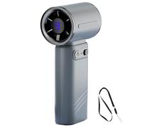 Ventilateur portable rechargeable, petit ventilateur à main rechargeable réglable pour usage personnel avec écran numérique pour voyages, camping et randonnée
