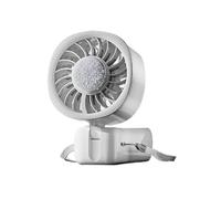 Ventilateur portable rechargeable pliable à main avec écran LED et grand format