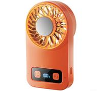 Ventilateur portable rechargeable TEC Semiconductor Tech(C) | Technologie de moteur sans balais, fonctionnement ultra silencieux, flux d'air puissant, bruit minimal