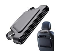 Ventilateur portable rechargeable - Ventilateur de voiture réglable et silencieux à double turbine pour siège arrière | Ventilate r de refroidissement à double tête pour berline SUV RV Van véhicule in