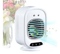 Ventilateur portable rechargeable, ventilateur portable - Circule d'air USB rechargeable - Hydrating Smill Small ventilateur avec 3 modes réglables pour les voyages, le camping, la chambre à coucher