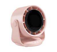 Ventilateur portable réglable à affichage numérique USB pour bureau et intérieur - Convient pour une utilisation en intérieur