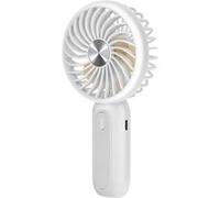 Ventilateur Portable Silencieux 3 Vitesses avec Batterie et Support Téléphone LinQ Blanc Blanc
