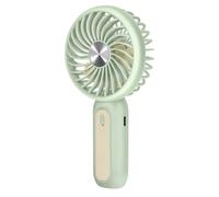 LinQ Ventilateur Portable Silencieux 3 Vitesses avec Batterie et Support Téléphone Vert