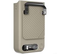Ventilateur portable taille haute avec 5 niveaux, batterie longue durée 3600 mAh, ventilateur silencieux pour activités de plein air (blanc)