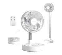 Ventilateur Portable Téléscopique avec Télécommande - Silencieux - Rechargeable - Design Flexible