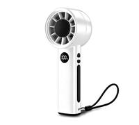 Ventilateur portable URBAN FACTORY RPF10UF rechargeable 100 vitesses Écran numérique Blanc