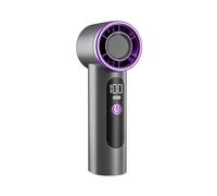 Ventilateur portable USB à main : mini refroidisseur d'air compact et rechargeable, appareil de refroidissement de bureau et de voyage, poignée ergonomique, lames silencieuses, différentes