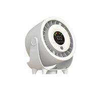 Ventilateur Portable USB avec 3 Modes, Batterie 3600 MAh, Brumisateur, Petit Ventilateur de Table pour la Cuisine et la Maison, Blanc