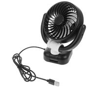 Ventilateur Portable USB pour Voiture, Refroidissement Compact Cabine | Boîtier ABS Élégant, Circulation D’air Ciblée, Alimentation par Prise USB, Conducteurs, Passagers, Camping et Voyages