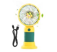 Ventilateur portable - Ventilateur à main, outil de refroidissement électrique silencieux avec vent fort alimenté par USB pour intérieur extérieur, maison, voyage, cuisine