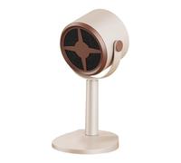 Ventilateur portable - Ventilateur de bureau à faible bruit - avec filtre amovible rechargeable par USB, pour cuisinière, cuisinière, odeur, dortoir, appartement, camping-car