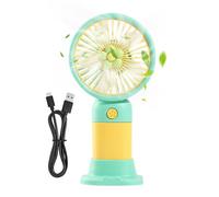 Ventilateur portable - Ventilateur portatif | Refroidissement fort vent silencieux alimenté par USB Outil personnel à piles pour voyage, extérieur, intérieur, cuisine, homme et femme