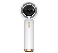 Ventilateur portable - Ventilateur turbo portable rechargeable pour la randonnée | Turbine haute vitesse avec moniteur d'état LED, technologie moteur sans balais, appareil de refroidissement personnel