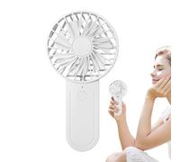 Ventilateur portatif, 3 vitesses USB | avec crochet 1200 mAh ventilateur pliable silencieux 3500-6500 tr/min | pour, adultes, étudiants, été, voyage, chambre, lieu de travail, voiture