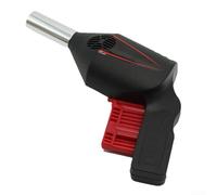 Ventilateur portatif à déclenchement pour allumer le bois de chauffage au charbon de bois dans les grillades, foyers et cheminées, fabriqué avec des matériaux résistants à la chaleur (noir)