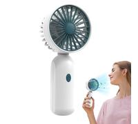 Ventilateur portatif à main, petit ventilateur à main soutenu - Configuration USB à 3 vitesses Ventilateur personnel léger et calme - Silencieux et silencieux pour extérieur