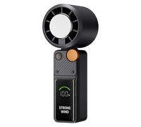 Ventilateur portatif à main, refroidisseur à compressé de glace 3000mAh avec affichage LED, ventilation turbo à 100 vitesses réglables, mini ventilateur personnel compact pour outdoor, camping, plage