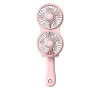 Ventilateur Portatif À Main,Ventilateur Main Électrique Rafraîchissant | Appareil De Refroidissement Portable À Double Tête Pour Barbecue Camping Jogging Pêche Randonnée Jardinage Et Activités Extérie