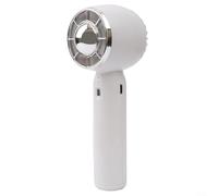 Ventilateur portatif alimenté par USB et mini climatiseur avec vitesses réglables pour un usage quotidien (blanc)