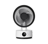 Ventilateur portatif MeacoFan Sefte® 8 avec batterie rechargeable et remplaçable, écologique, ultra-discret, 17 heures d’autonomie, télécommande, mode nuit, pour le bureau ou la chambre, 2,3 kg