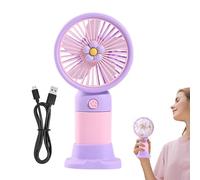 Ventilateur portatif portable - Ventilateur portable - Refroidisseur électrique silencieux avec flux d'air puissant - Alimenté par USB - Pour l'intérieur, l'extérieur, la maison, les voyages et la