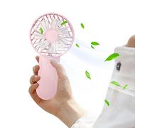 Ventilateur Portatif Rechargeable - Outil De Refroidissement USB 3 Vitesses - Avec Crochet 1200mAh Silencieux Portable Main 3500-6500 RPM - Pour Étudiants Été Voyage Chambre Voiture Plage Extérieur