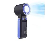 Ventilateur Portatif Rechargeable | Ventilateur de Poche Rafraîchissant 100 Vitesses,Appareil de Refroidissement Rechargeable 4000 mAh Pliable pour Maison Bureau Voyage Extérieur Plage Camping