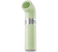 Ventilateur portatif sans pales rechargeable par USB, mini ventilateur de 3000 mAh avec 3 vitesses, flux d'air turbo silencieux pour l'extérieur, chargement de type C (vert)